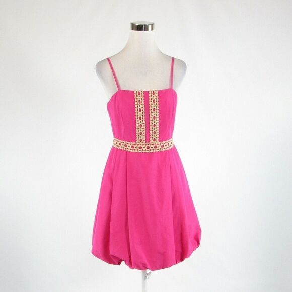 Fuchsia TOMMY HILFIGER bubble dress 6 - Picture 1 of 8